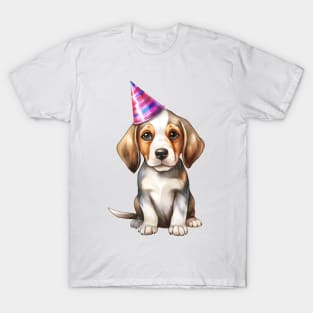 Birthday Beagle Dog T-Shirt